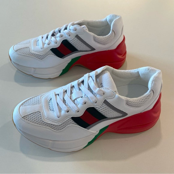 Gucci Rhyton Web Sneakers - Picture 8 of 15